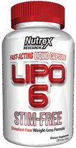 Nutrex Lipo 6 Stim - Free (120 капс)