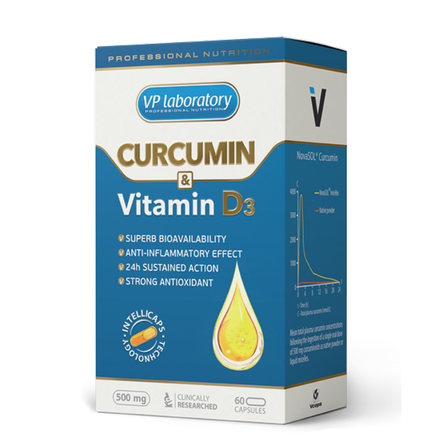 VP Lab Curcumin & Vitamine D3 (60 капс)
