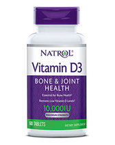Natrol Vitamin D3 10,000 МЕ (60 таб.)