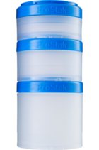 Blender Bottle ProStak Expansion Pak (3 контейнера - 100 мл +150 мл + 250 мл) голубой