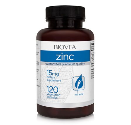 BIOVEA Zinc 15 mg (120 вег. капс.)