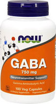 NOW GABA 750 mg (100 вег. капс)