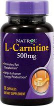 Natrol L-Carnitine 500 mg (30 капс)