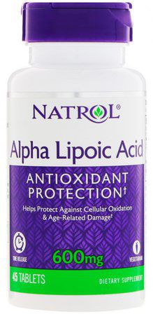 Natrol ALPHA LIPOIC ACID 600 mg 45 таблеток 