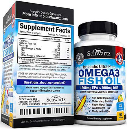 BioSchwartz Omega 3 Fish Oil (90 капс)