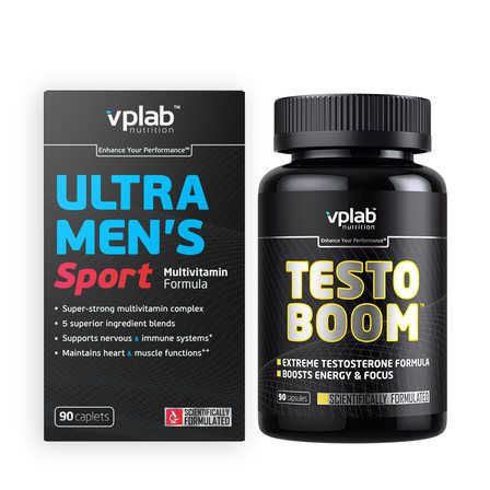Набор VPLab Мужское здоровье (Testo Boom 90 таб + Ultra Mens 90 таб)