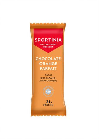 Sportinia протеиновый баточник (шоколадно-апельсиновый парфе) - 63г