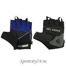 Ecos Перчатки для фитнеса 2117-B (чёрно-синие)