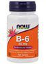 NOW Foods B - 6 50 mg (100 таблеток) витамин В6 (группа В)