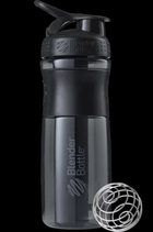 Blender Bottle SportMixer Tritan 828мл Black/Black [черный/черный]