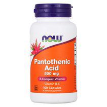 NOW Pantothenic Acid 500mg (100 капс)