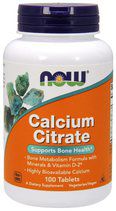 NOW Calcium Citrate + Minerals and Vitamin D2 (100 вег. таб.)