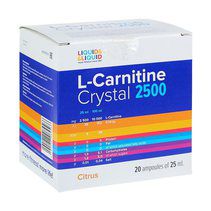 Liquid & Liquid Коробка L-Carnitine Crystal 2500 (20 ампул по 25 мл)