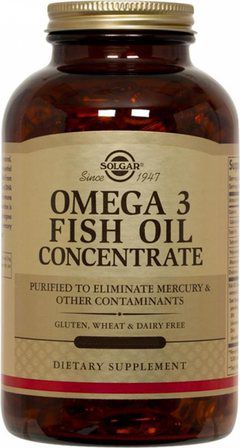 Solgar Omega-3 Fish Oil Concentrate 1000 mg (240 капс.)