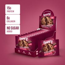 Печенье Sporty Protein с коллагеном (40 г) шоколад-вишня