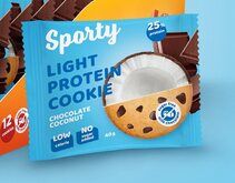 Печенье Sporty Protein Light (40 г) Шоколад-кокос