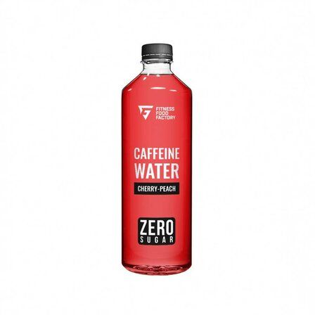 FITNESS FOOD FACTORY Caffein water (500 мл) Вишня-персик
