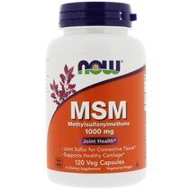 NOW MSM 1000 мг (120 вег. капс.)