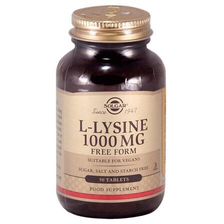Solgar L-Lysine 1000 мг Vegan (50 таб.)