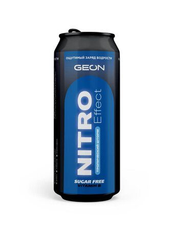 Geon Тонизирующий напиток Nitro Effect (500 мл) Тропический шторм