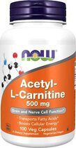 NOW Acetyl L-Carnitine 500 mg (100 капс)