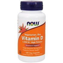 NOW Vitamin D2 1000 IU (120 вег. капс.)