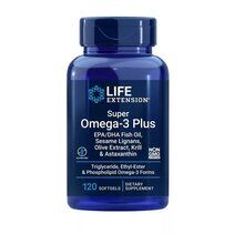 Life Extension Omega-3 Plus Krill & Astaxanthin (120 капс)