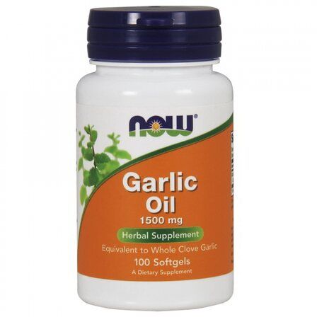 NOW Garlic Oil 1500mg (100 гел. капс.)