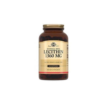 Solgar Lecithin 1360 mg (Natural Soya) (100 капс)