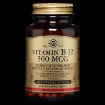 Solgar Vitamin B12 500 mcg (100 вег. капс)