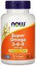 NOW Foods Omega Super 3-6-9 1000 mg (100 капсул) омега 3,6,9 жирные кислоты