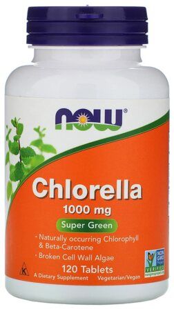NOW Chlorella 1000 мг (120 таб.)