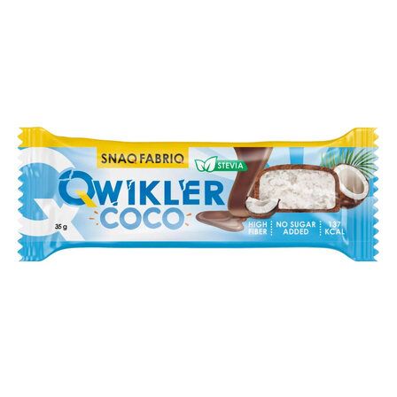 Snaq Fabriq Батончик глазированый QWIKLER (35 гр) Кокосовый