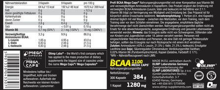 Olimp BCAA Mega Caps (120 капс)