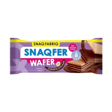Snaq Fabriq Батончик неглазированый вафельный без глютена (120 г) Шоколад - фундук