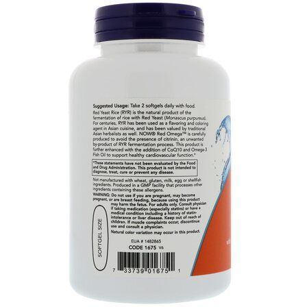 NOW Foods Omega Red (90 гелевых капсул) омега 3 жирные кислоты