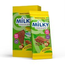 Snaq Fabriq Молочный шоколад MILKY с фундуком (75 гр)