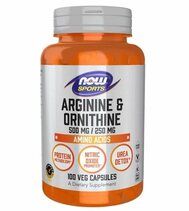 NOW Arginine Ornithine (100 вег. капс)