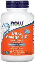 NOW ULTRA OMEGA 3-D (90 мягк.капс.) 