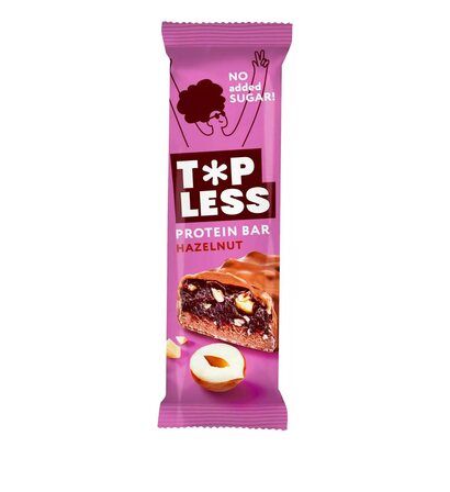 TOPLESS Батончик глазированный (45 г) Дроблёный фундук