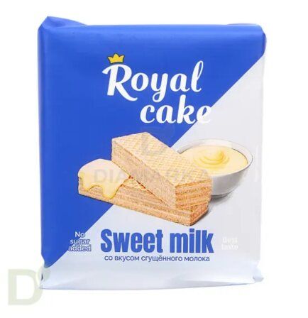 Royal Cake Вафли протеиновые без сахара (120 г) вкус - сгущеное молоко