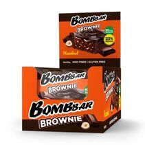 BOMBBAR Печенье глазированное "Брауни с фундуком" (50 гр)