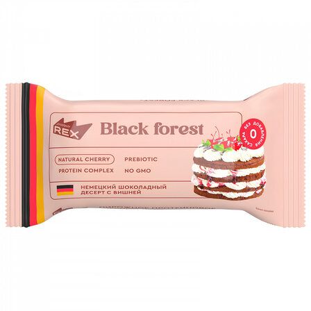 ProteinRex Пирожное протеиновое (40 гр) вкус - Черный лес