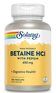 Solaray Betaine HCL with Pepsin 650мг (100 веганских капсул) бетаин гидрохлорид с пепсином