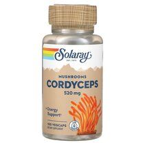 Solaray Cordyceps Mushroom 520 мг (100 веганских капсул)