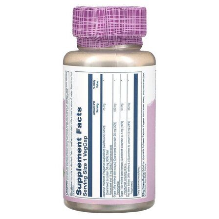 Solaray Resveratrol 75мг (60 веганских капсул) антиоксидант ресвератрол