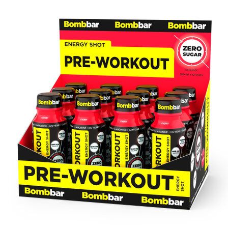 BOMBBAR PRE-WORKOUT energy shot 100 мл (Вишня)