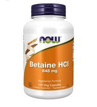 NOW Betaine HCL  120 mg (вег.капс.)