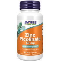 NOW Foods Zinc Picolinate 50 mg (30 веганских капсул) цинк пиколинат