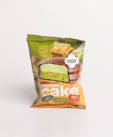 Fit Kit Protein Cake Протеиновое печенье с суфле (50 гр) фисташковая кунафа